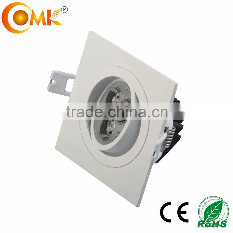 White painted Recessed LED Downlight