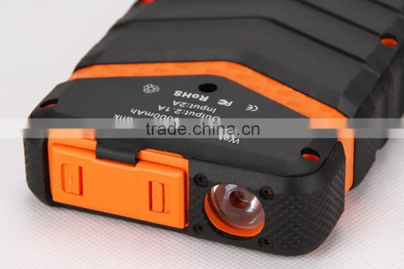 IP67 Super Waterproof Mobile Power Bank External Battery Charger 18000mah