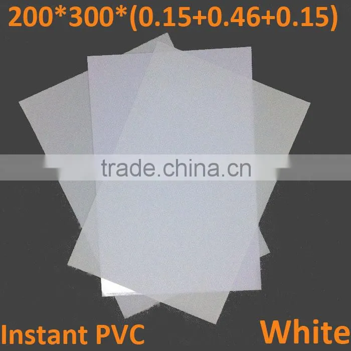 Laser printing instant pvc sheet for id cards