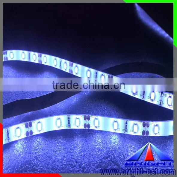 Black PCB led strip light 3528 led strip yellow color led light rope