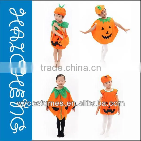 Pumpkin Cape With Hat For Cosplay Halloween