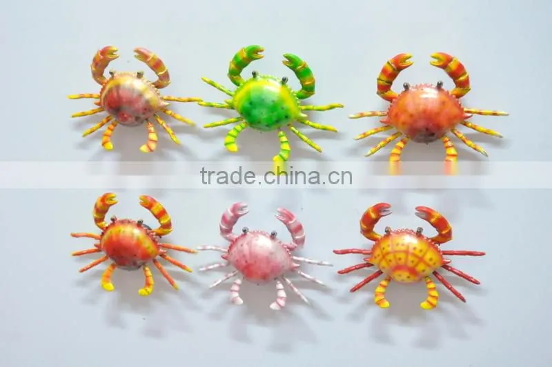 4 inch Plastic Crab City Name Personalized Fridge Magnet
