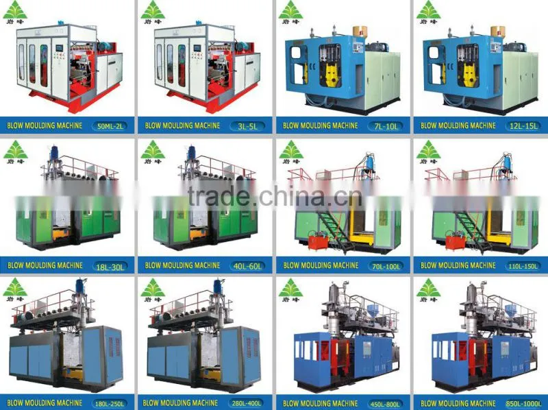 Stretch blow molding machine for plastic PC globe cover