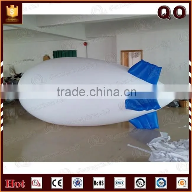 Custom design aircraft shaped outdoor advertising inflatable zeppelin helium balloon