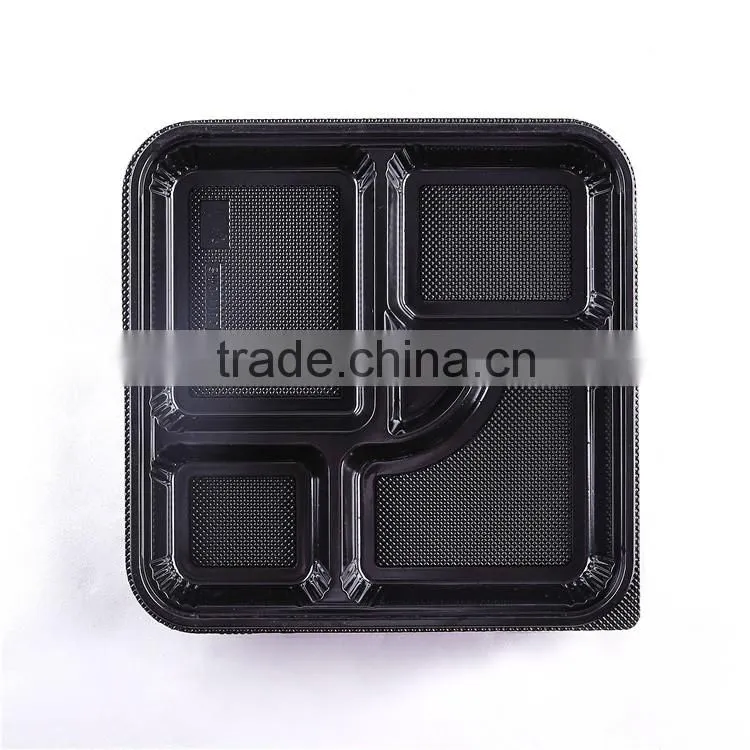 KW3-1103 Disposable Freezer Microwave Fast Food Lunch Box Container (264*264*48mm)
