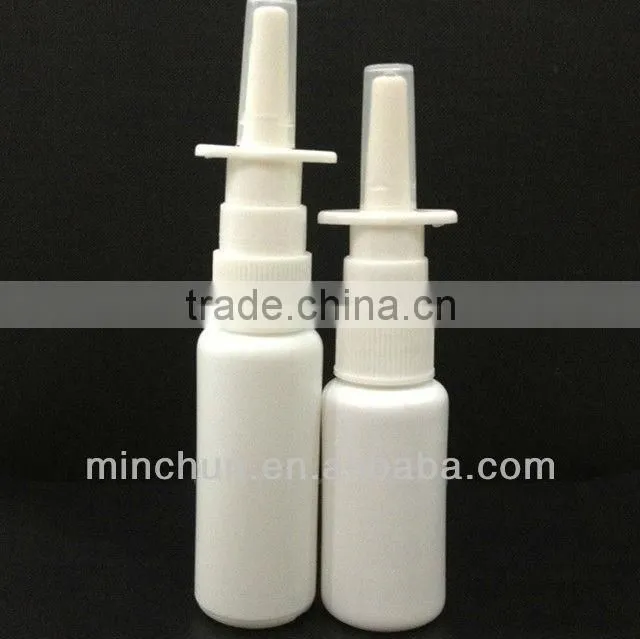 nasal sprayer turning arm with hdpe bottle