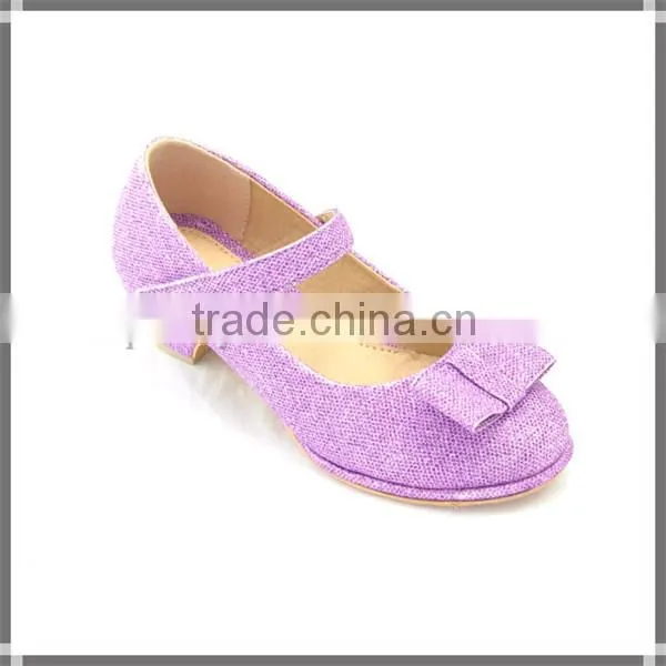 2016 high quality fashion girls high heel shoes for children dance shoes