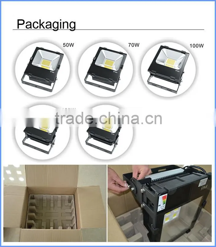 Professional manufacture IP65 waterproof led smd flood light 150W with Meanwell driver