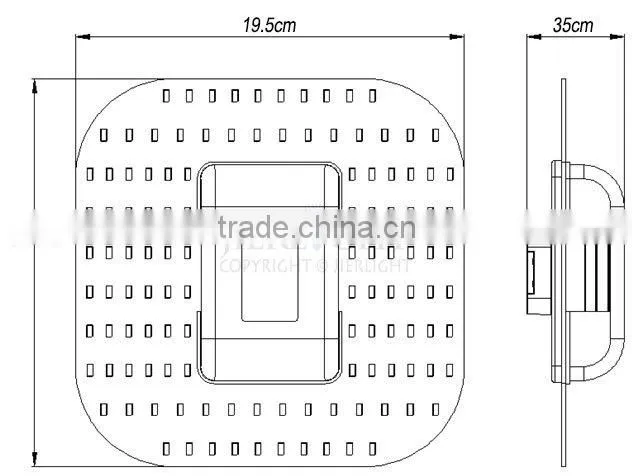 9w,12w,18w 2d led replacement lamp and rechargeable emergency light,3hrs emergency ceiling light