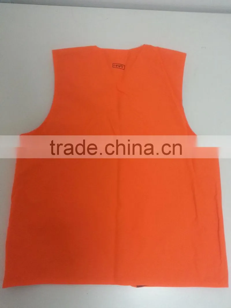 Winter waterproof breathable orange hunting vest