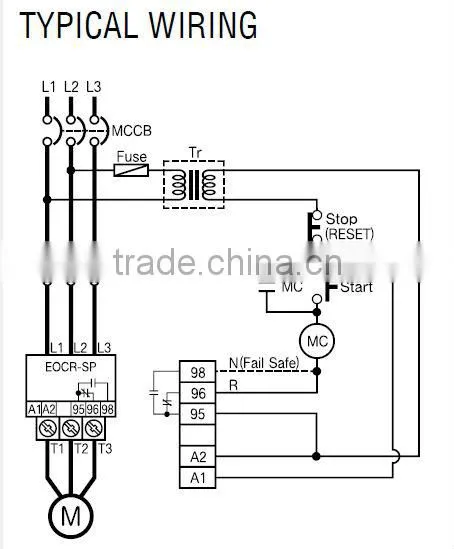 EOCR SP40 ELECTRONIC OVERLOAD THERMAL RELAY MOTOR PROTECTOR