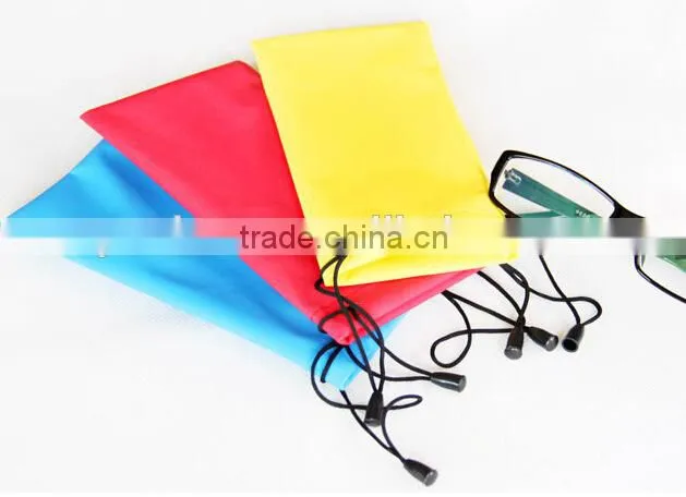 custom promotional solid color mobile phone carry bag
