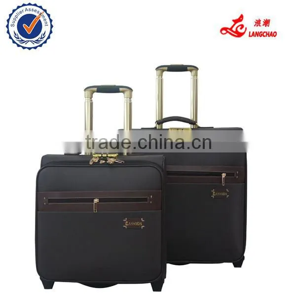 2014 hot sale two or four wheels light weight pilot travel bag
