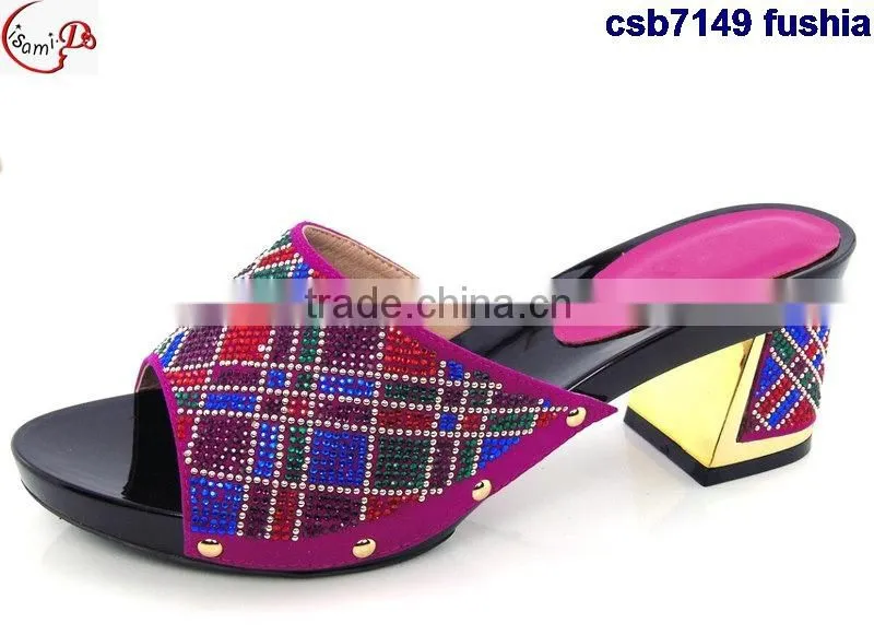 CSB7149 black - blue New coming design Italian style hot selling beautiful high quality shoes for matching clothes
