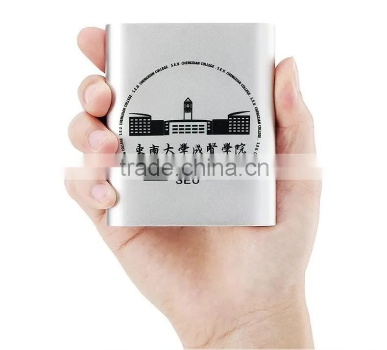Premium promotion gift power bank,cell phone charger with custom logo printing, hot selling external battery