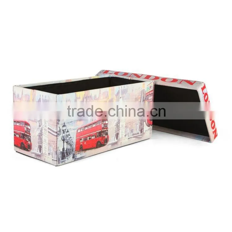 home furniture high quality gold stool wood ottoman