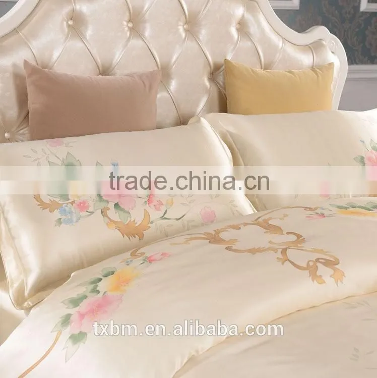 2015 100% mulberry silk bedding set