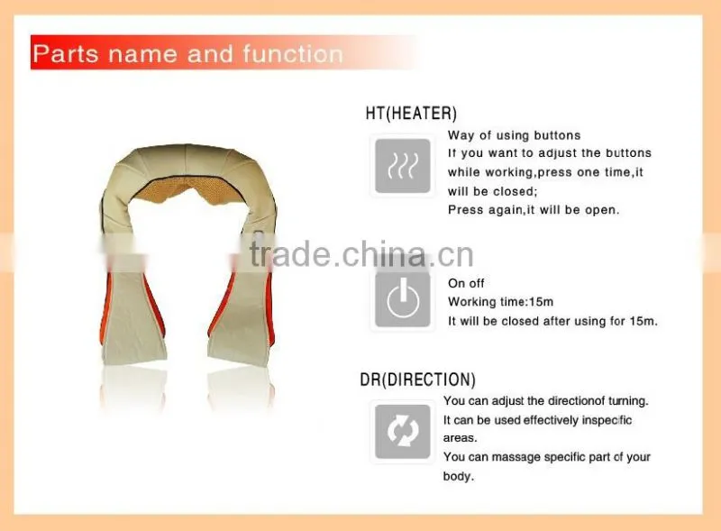 electric neck and shoulder kneading massage belt