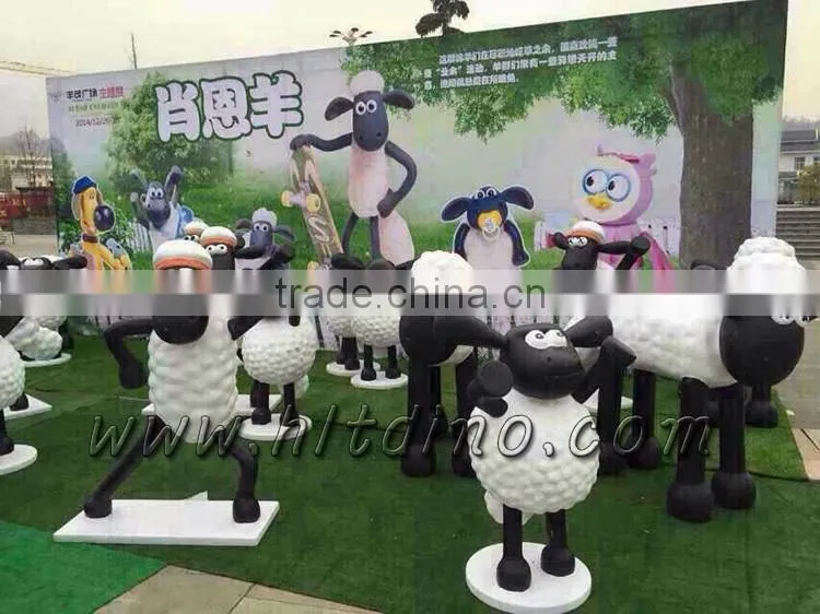 life size fiberglass sheep statue