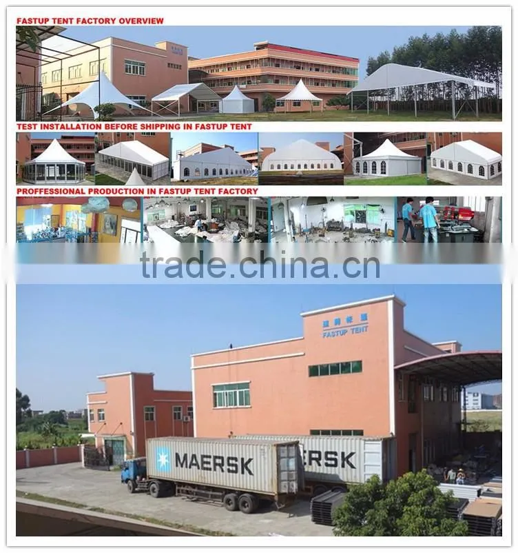 Hexagonal Aluminum Frame Pop Up Tent Canopy Pagoda Tent