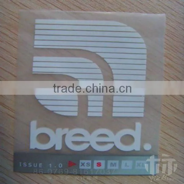 Shanghai QG High quality hot sale TPU brand label with Eco-friendly feature