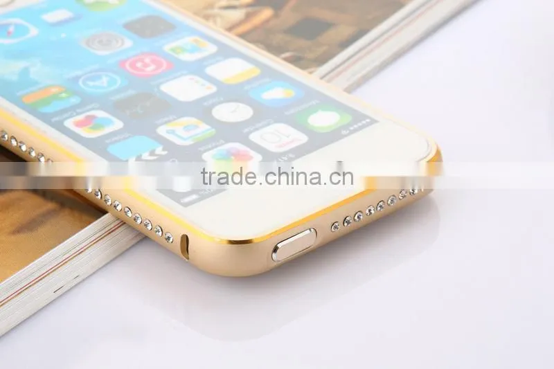 For iphone casings cell phone metal case for iphone 6 plus mobile diamond phone cover for iphone cases