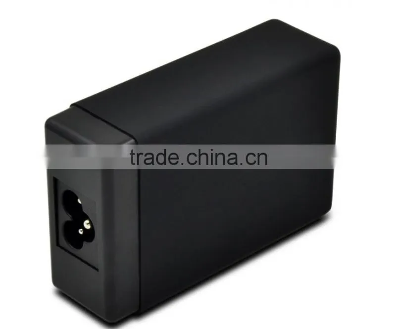 UV Paint 5V4.1A 5 Port Multiple USB Intelligent Charger Multi Travel Power Adapter for USB-Charged Devices(Black)