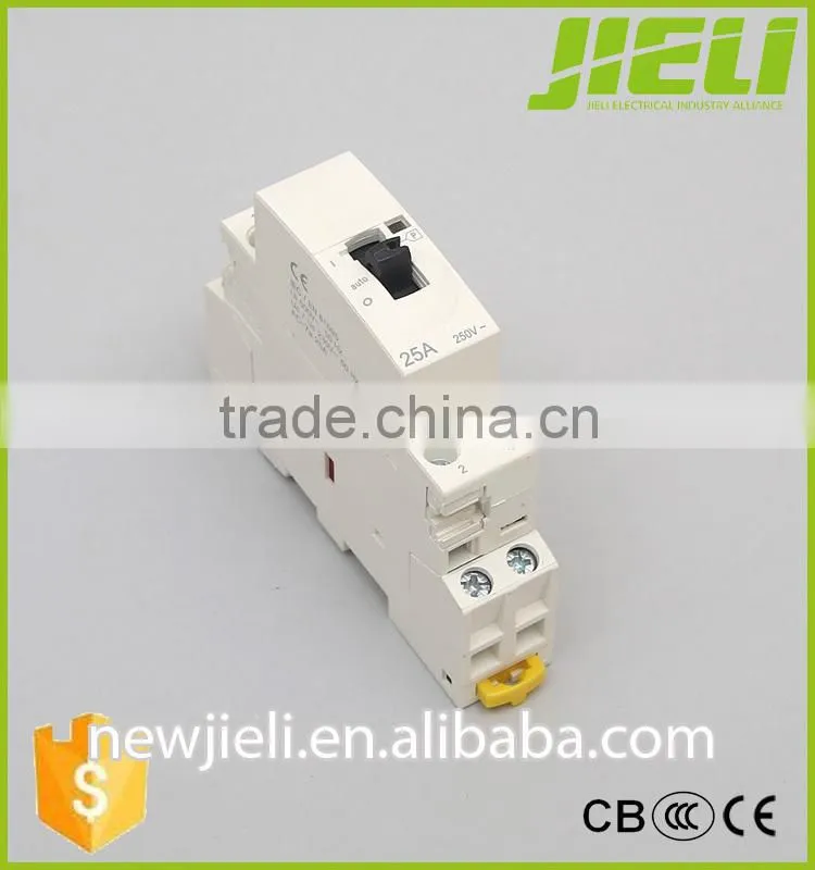 high quality 2NO 25A manually-operated Household mini Contactor