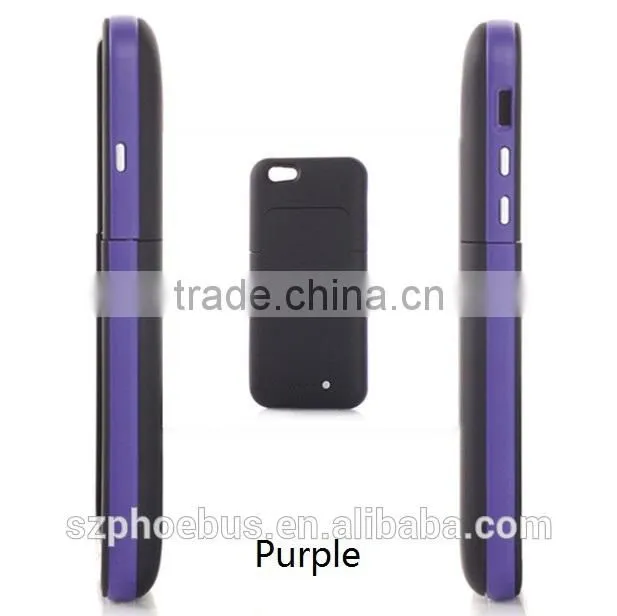 3800mAh For iPhone 6 External Battery Case External Battery Backup Charger Case Cover Power Bank For 4.7" iPhone 6