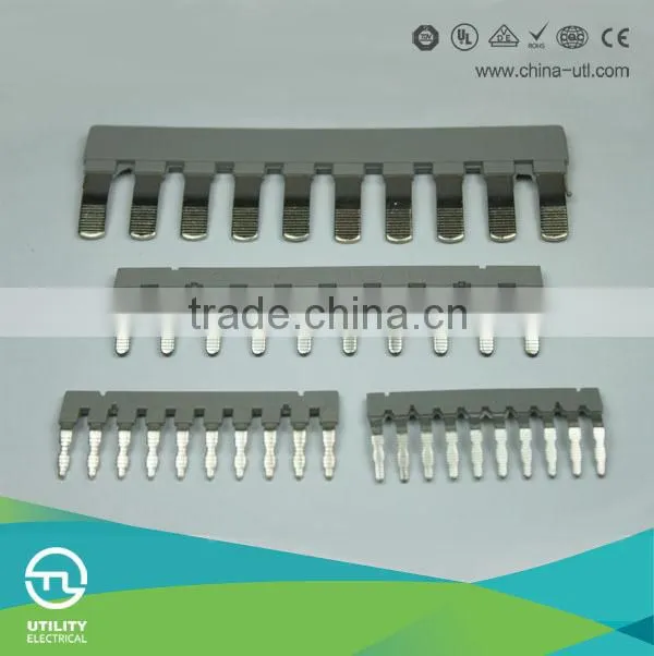 Full Insulation UTL Din-rail Terminal Block Side Adaptor insertion bridge for terminal block