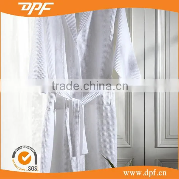 100% cotton wholesale luxury hotel waffle bathrobe for men and women
