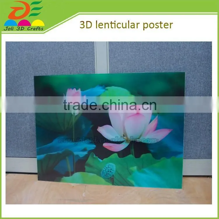 custom wholesale 3d lenticular advertising poster stands for retail store