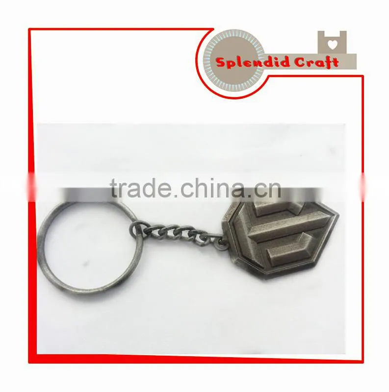 Plating Antique silver keychains