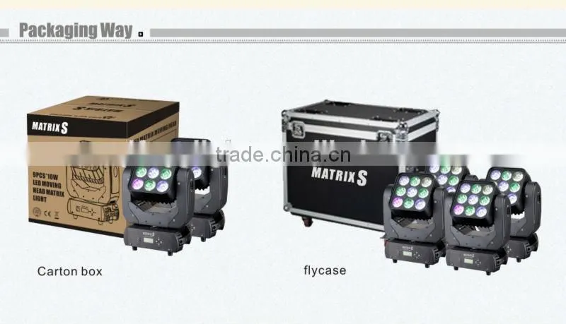 QF-1210 LED Aluminum par led stage lighting 18pcs*8w 4 in 1