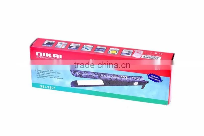 NIKAI camouflage professional fast hair straightener NK-9801
