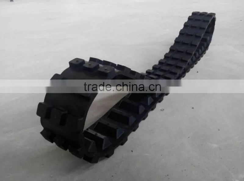 Manufacturer robot lawn mower rubber tracks80x44x42