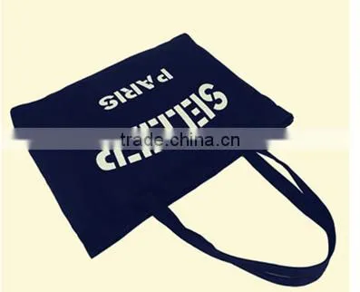 Canvas shopping bag portable canvas shoulder bag female fashion handbags schoolbags