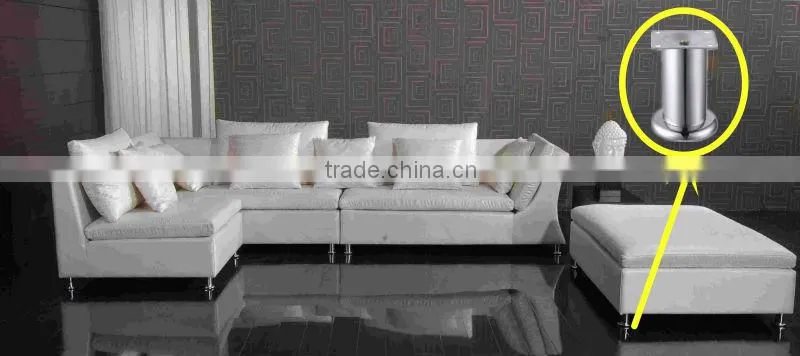Replacement stainless steel metal sofa legs