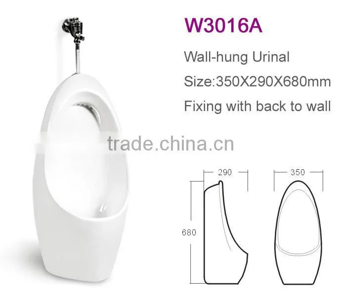 Ceramic Sanitary Ware Wall Hung Mounted Urinal