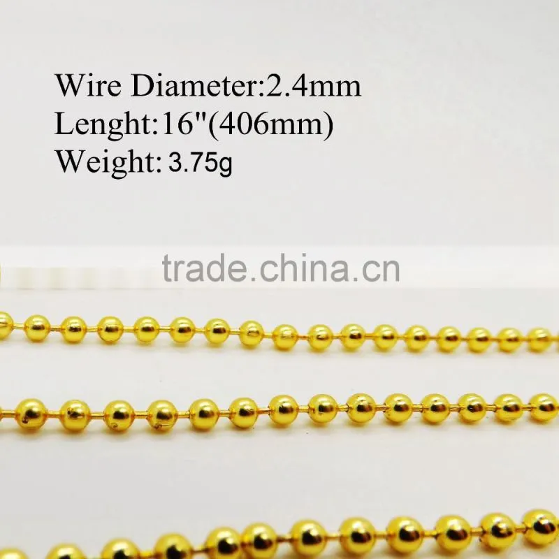 Fancy Electroplating Metal Neck Chain