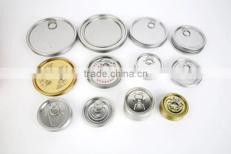 206# round easy open aluminum lid factory