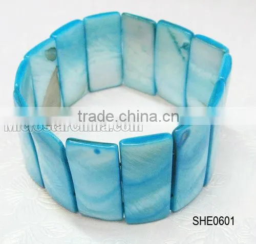 Fashion jewerly natural pure color shell bracelet