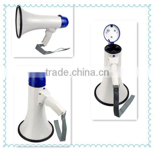 recording megaphone with siren/hot sell 20w loud speaker