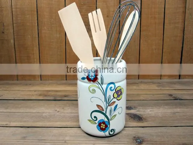 Wholesale Dream Flower Ceramic sugar bowl with creamer set