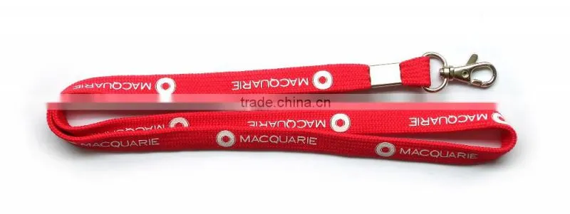 polyester custom lanyard with low minimum quantity