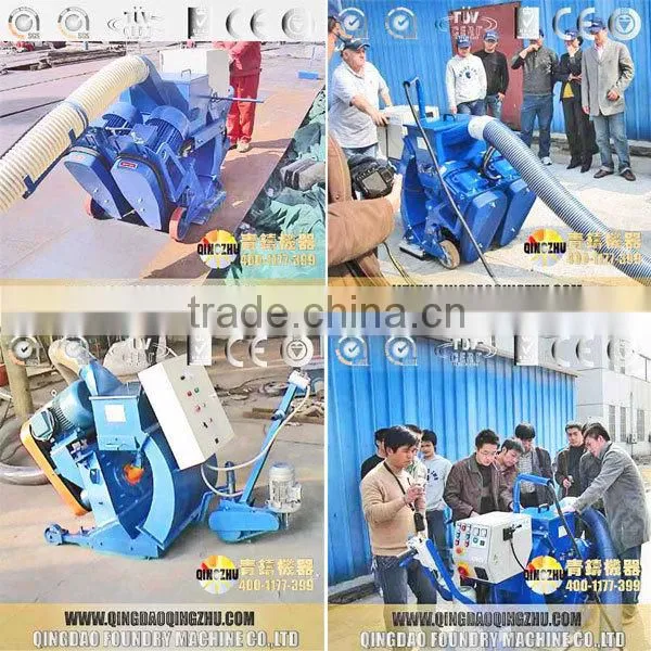 CE Approved Portable Type Steel Sheet Shot Blasting Machine