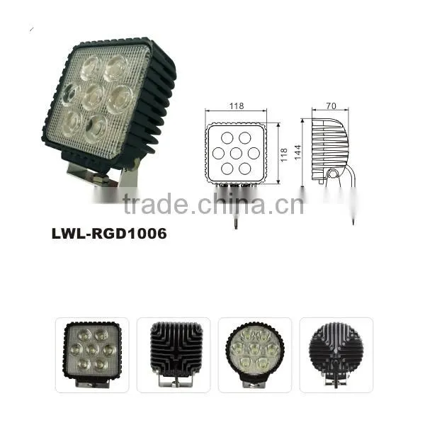 Epistar super bright waterproof IP68 RGD1006 auot led work lamps 35w led work light
