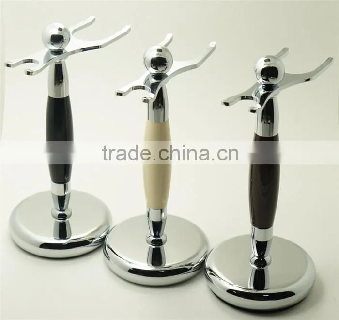 High Quality Men Shaving Brush Razor Stand Professional Stainless Shaving Stand