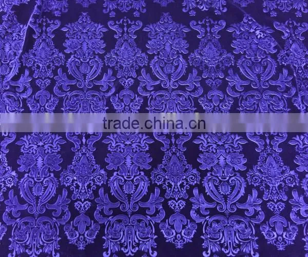 Good Quality Warp Kintting Velvet 95%Polyester 5%Spandex Embossed KS Velvet,For Women Garment Dress