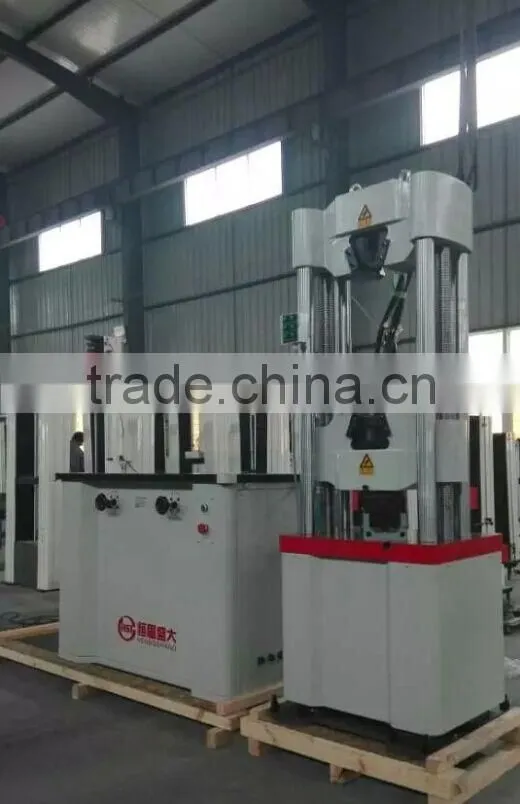 China Factory WEW-D 300KN 600KN 1000KN Hydraulic Universal Compression Tension Testing Machine